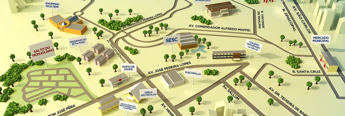 Localização Salto do Monjolinho