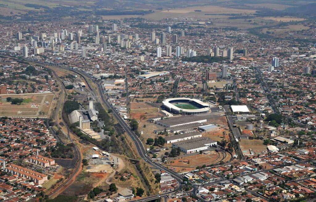 Vista aérea de Araraquara SP