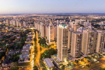 Imagem área de Ribeirão Preto